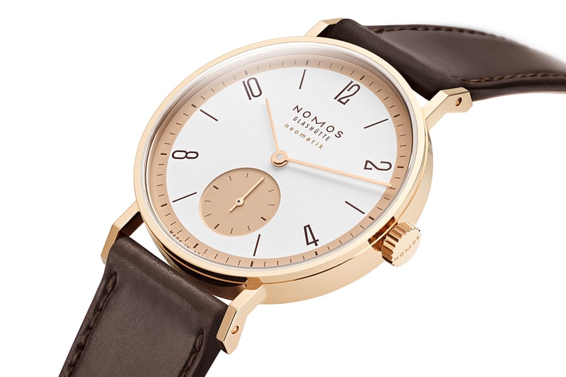 NOMOS Tangente Rose Gold Neomatik 175 Years Watchmaking Glashütte Anniversary Limited-Edition Info