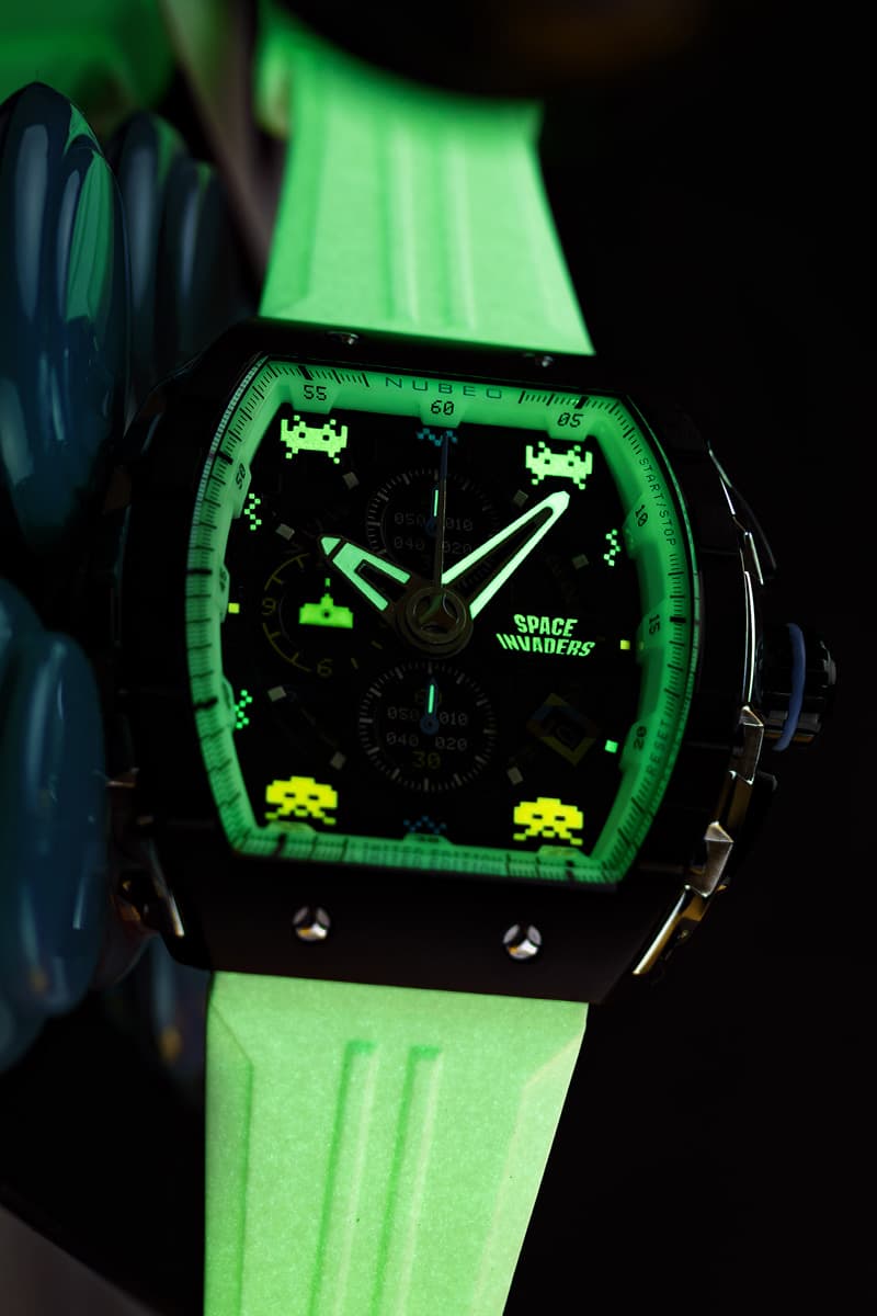 Nubeo x Space Invaders NB-6024-Si Magellan Chronograph NB-6047-Si Magellan Automatic Collaboraion Release Info