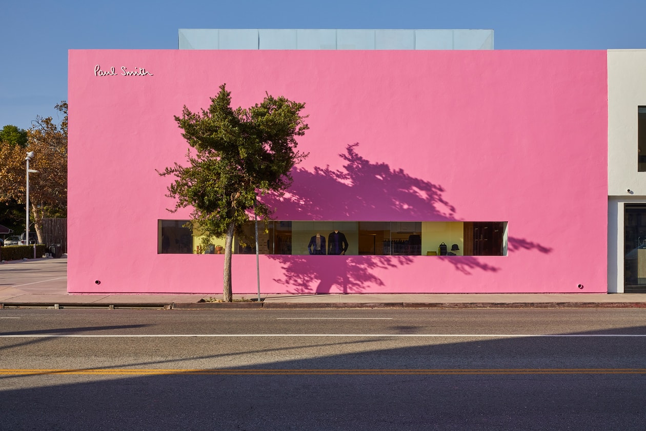 Paul Smith's Pink Melrose Outpost Gets A Makeover los angeles design fashion store hours price 