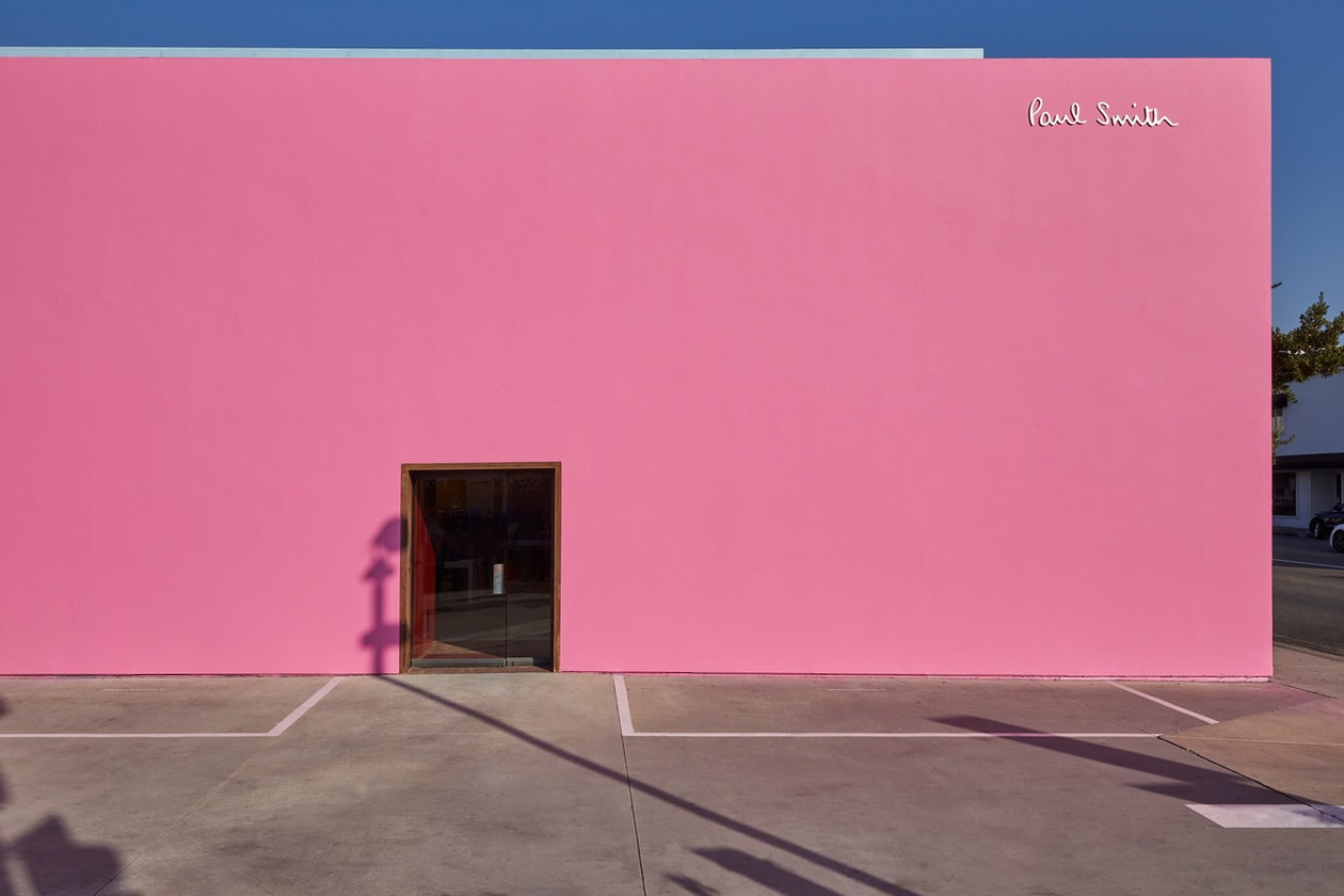 Paul Smith's Pink Melrose Outpost Gets A Makeover los angeles design fashion store hours price 