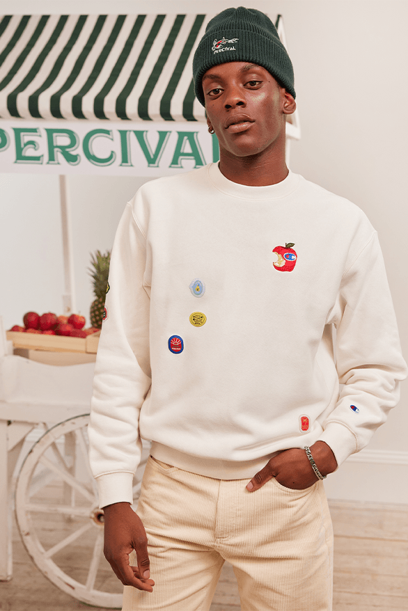 Percival Champion The Fruit Stand Collaboration menswear loungewear collection