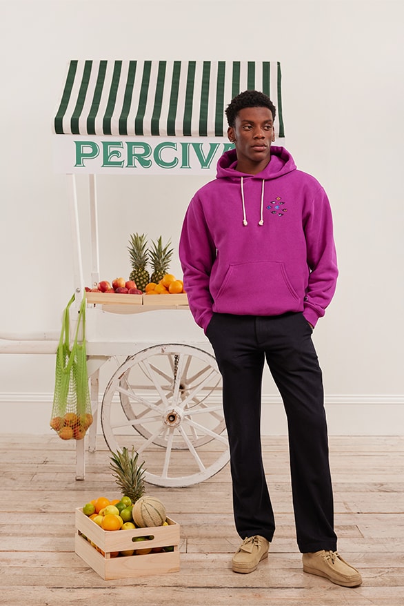 Percival Champion The Fruit Stand Collaboration menswear loungewear collection