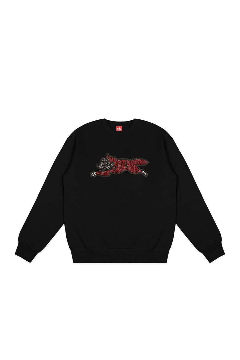 Pharrell's ICECREAM Releases the First second Delivery of Its Winter 2023 Collection varsity jacket diamonds dollars skateshake crewneck