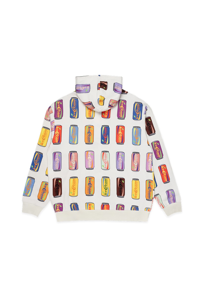 Pharrell's ICECREAM Releases the First second Delivery of Its Winter 2023 Collection varsity jacket diamonds dollars skateshake crewneck