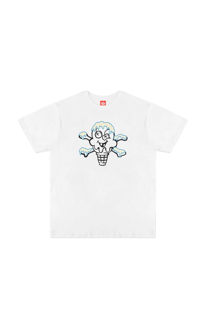 Pharrell's ICECREAM Releases the First second Delivery of Its Winter 2023 Collection varsity jacket diamonds dollars skateshake crewneck