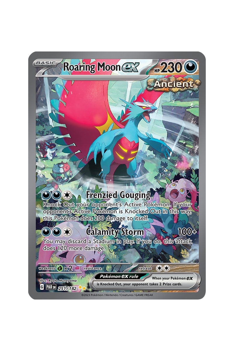 Pokemon TCG Products Revealed - Roaring Moon ex Box - Iron Valiant