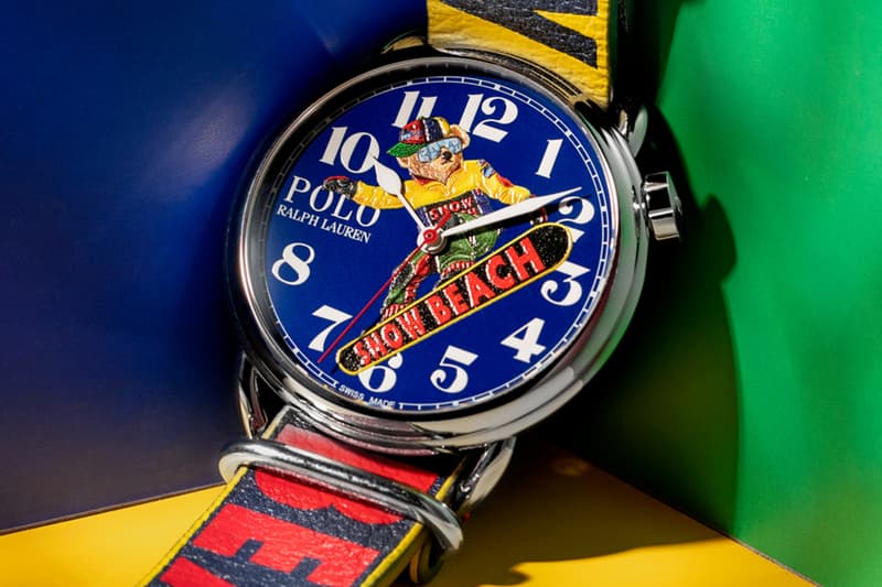 Ralph Lauren Revolution 'The Rake' Snow Beach Bear Watch Limited Edition Collaboration Release Info