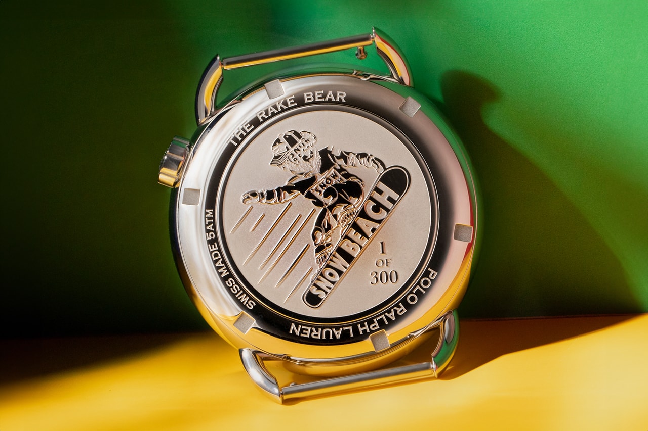 Ralph Lauren Revolution 'The Rake' Snow Beach Bear Watch Limited Edition Collaboration Release Info