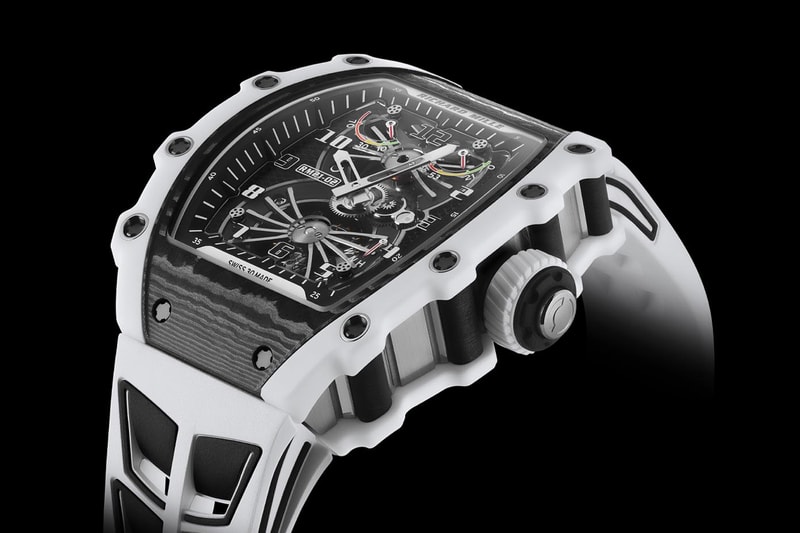 Richard Mille Debuts New RM 21-02 Tourbillon Aerodyne limited edition lightweight white quartz swiss watchmare