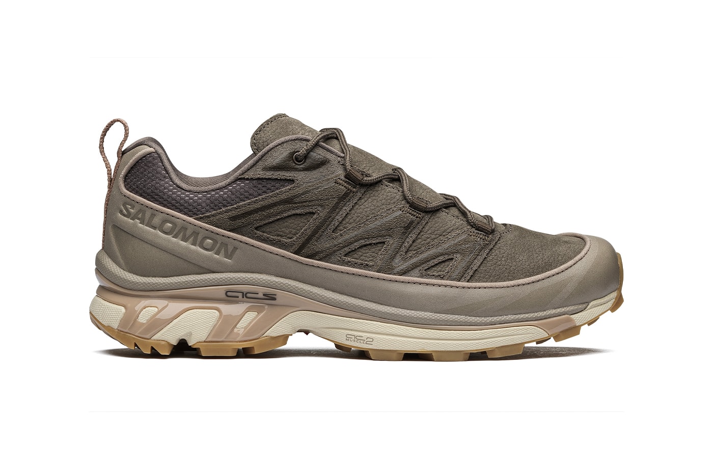 The Salomon Xt-6 Expanse Leather Ltr Fuses Its Trail Heritage With Luxe Suede brown bungee cord vanilla ice two colorways