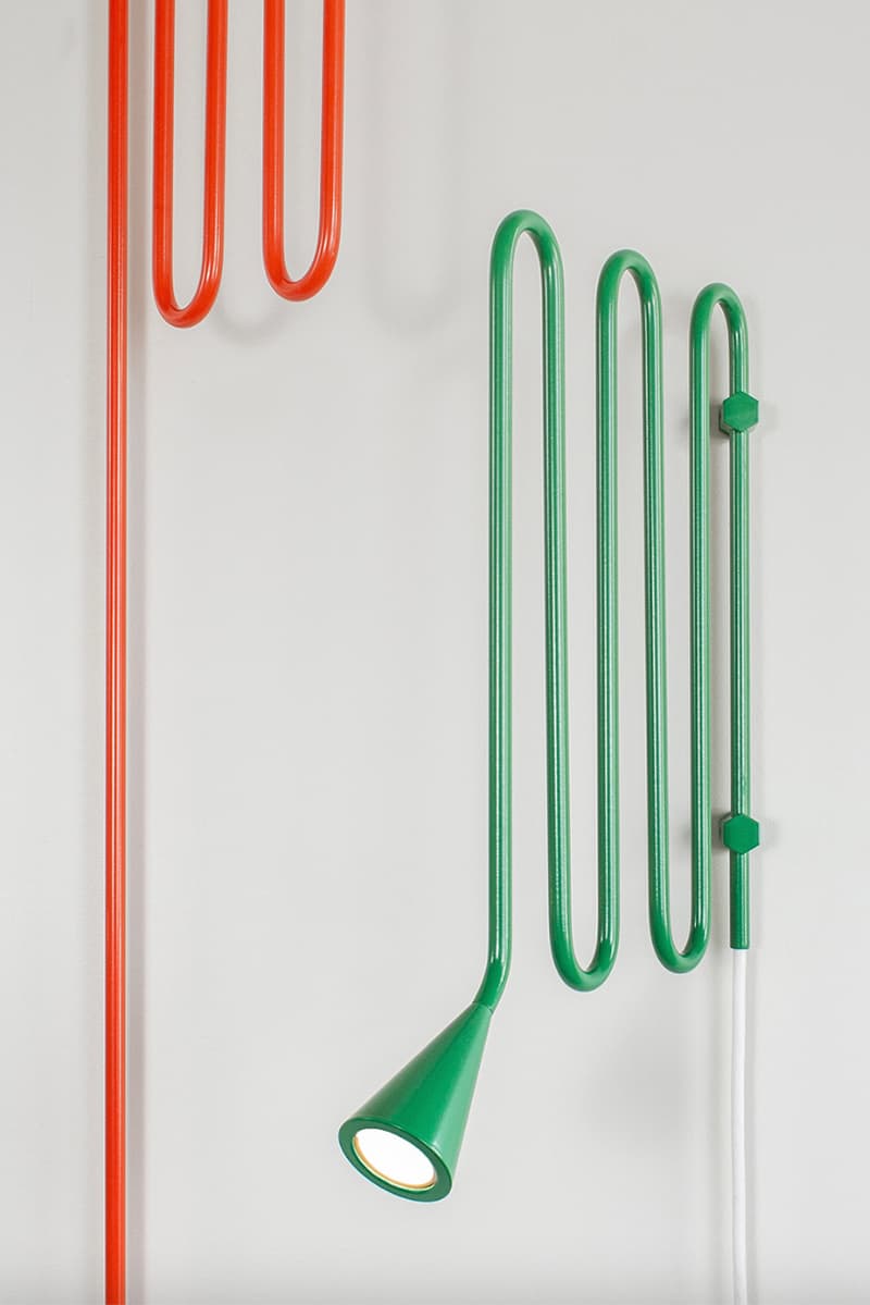 Sara Schoenberger's Squiggly Wall Lamps Look to Jazz Up the Home