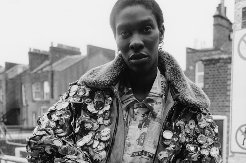 Stella Artois and Martine Rose Tease Jacket Fully Adorned With Stella Bottle Caps