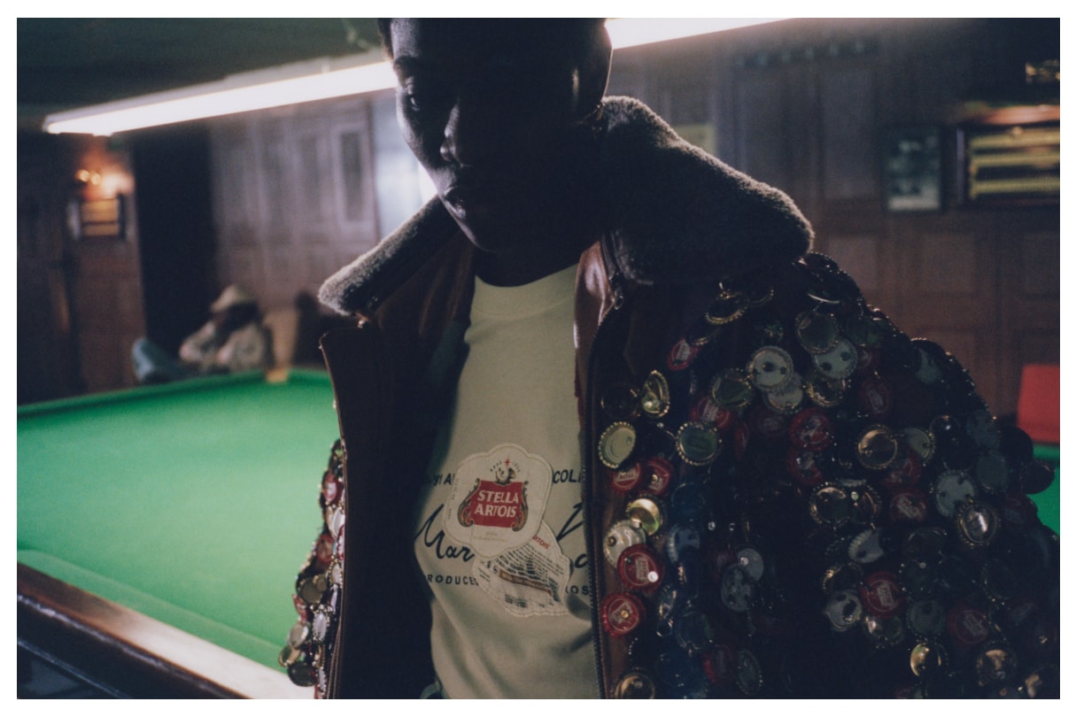 Stella Artois Martine Rose Collection Lookbook lager jacket shirt bottle opener cap beer