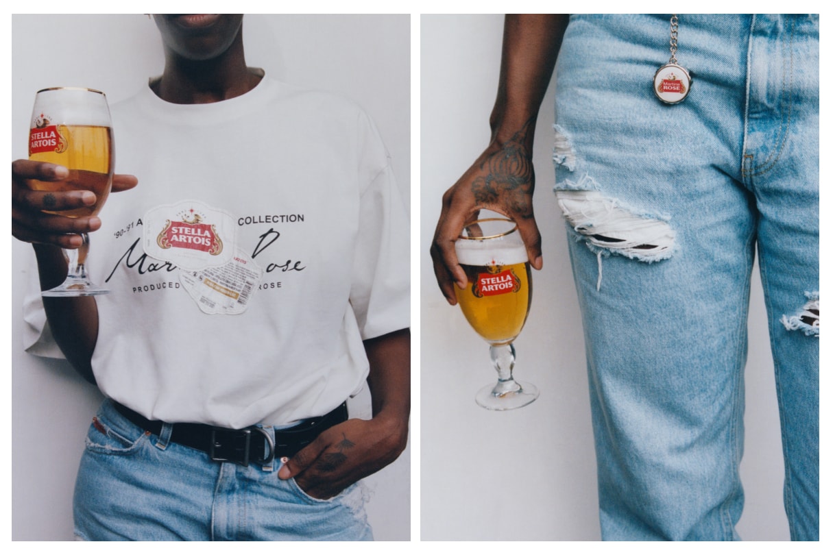 Stella Artois Martine Rose Collection Lookbook lager jacket shirt bottle opener cap beer