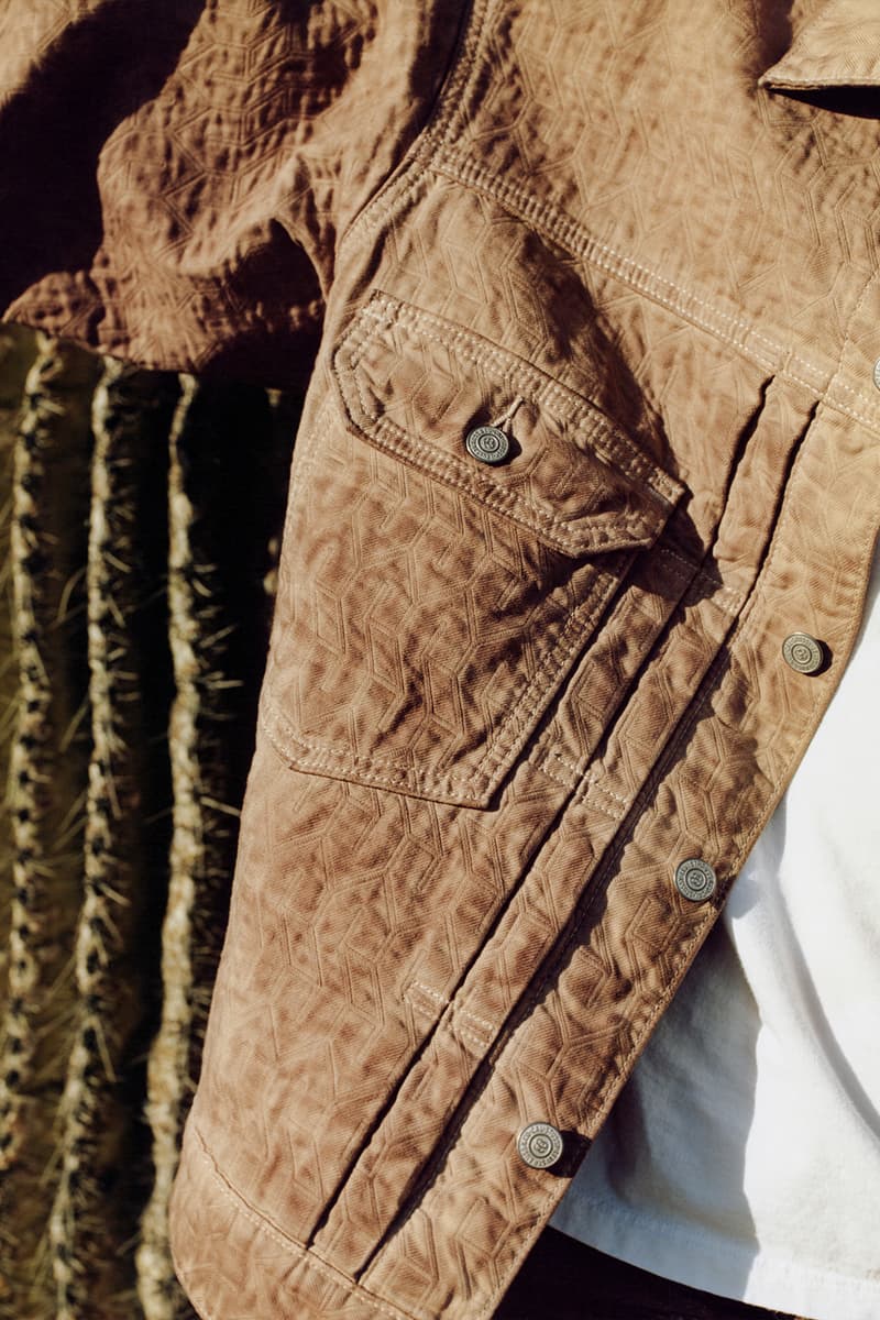 Stüssy and Levi's Tease Second Denim Collaboration jean trucker jackets surf skatewear 80s 90s sotuhern california casual wear washed