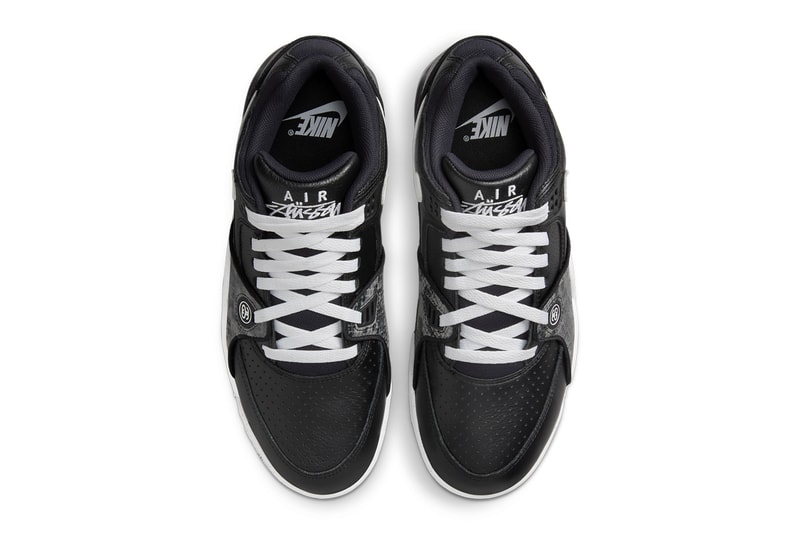 Stüssy Nike Air Flight 89 First Look Release Info FD6475-101 FD6475-001 FD6475-100 Date Buy Price White Habanero Red Black Pecan