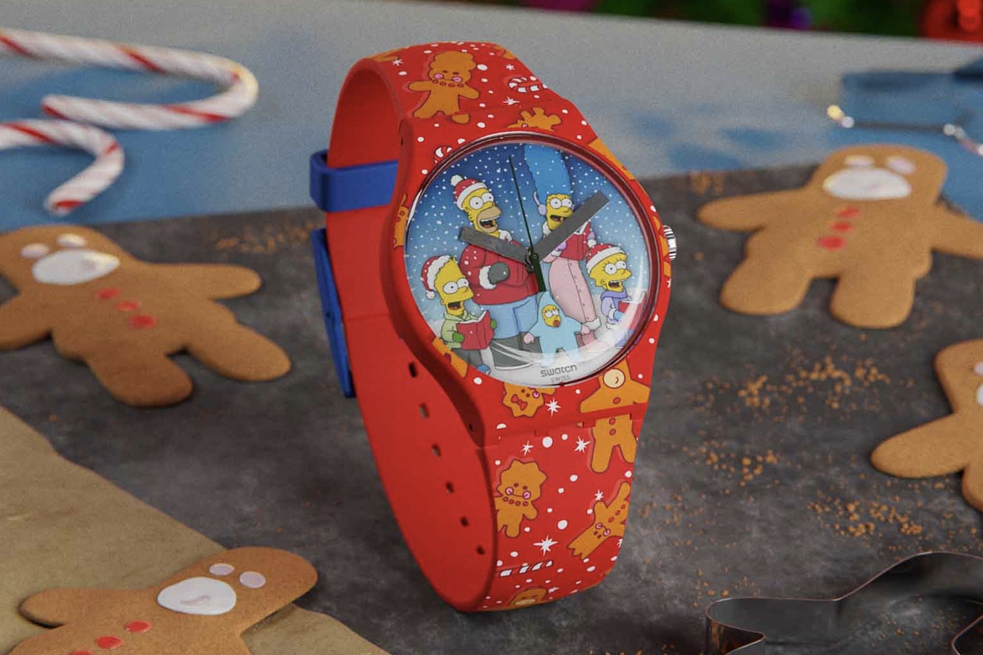 It's a 'Simpson' Christmas This Year at Swatch the simpsons multi-piece everyday watch collection winter holiday