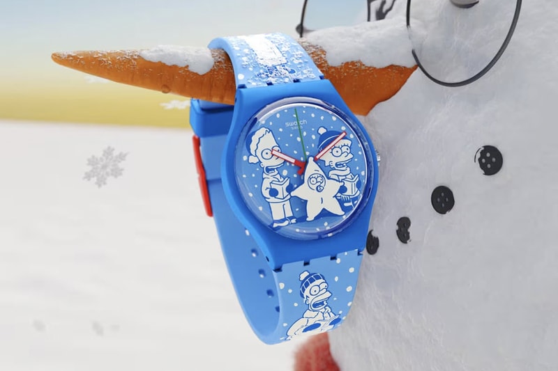It's a 'Simpson' Christmas This Year at Swatch the simpsons multi-piece everyday watch collection winter holiday