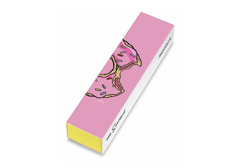 Swatch x The Simpsons SECONDS OF SWEETNESS Collaboration Release Info Pink
