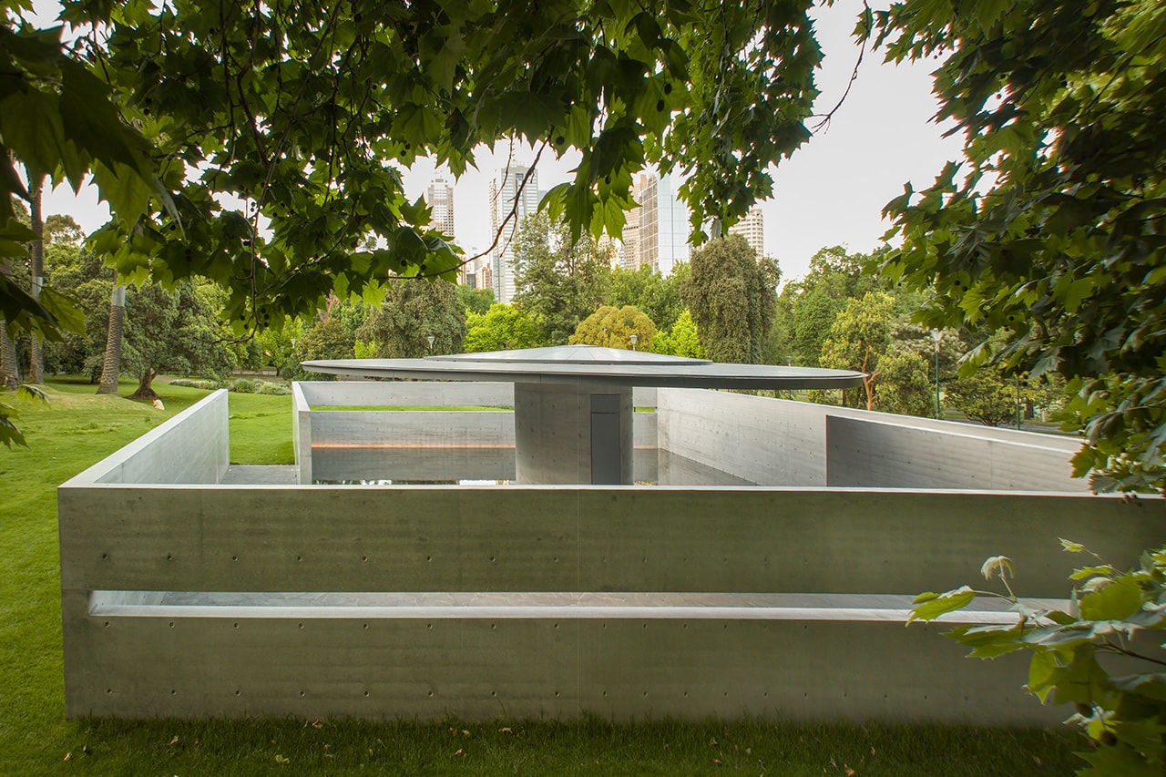 Tadao Ando Mpavilion 10 Opening  Queen Victoria Gardens Melbourne 