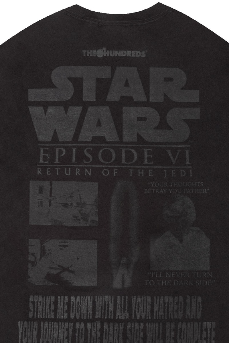 The Hundreds x Star Wars Return of the Jedi Collection Info