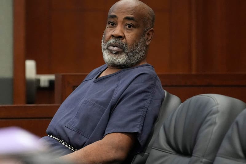 tupac shakur murder case trial court nevada judge date set not guilty plea duane davis keffe d memoir arrest