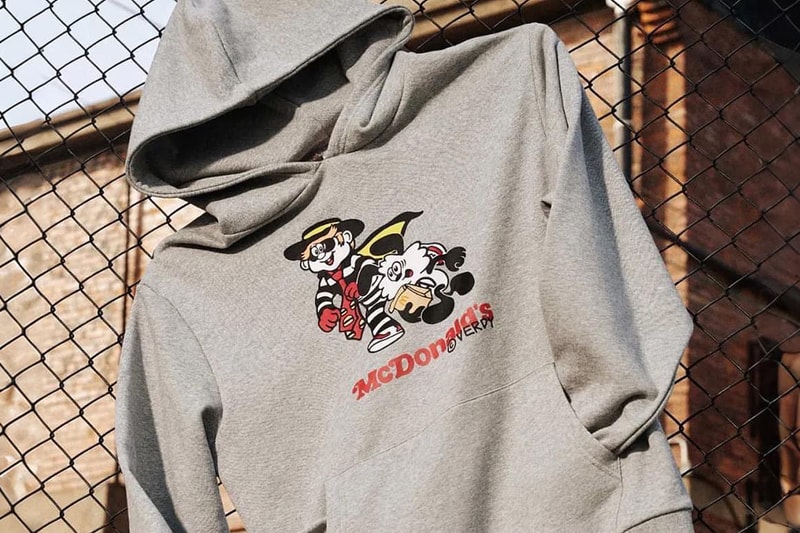 New Images of Upcoming VERDY x McDonald's Apparel Collab Surfaces varsity jacket soccer football jersey golden arches meal best friends forever girls dont cry