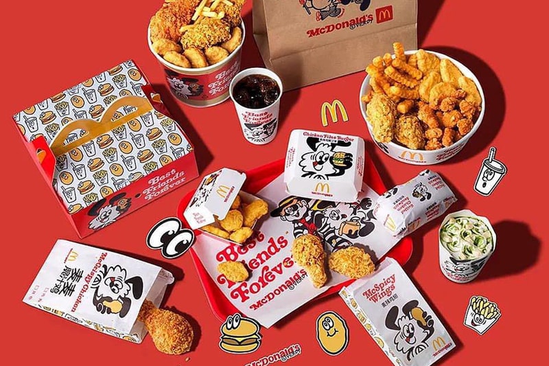 New Images of Upcoming VERDY x McDonald's Apparel Collab Surfaces varsity jacket soccer football jersey golden arches meal best friends forever girls dont cry
