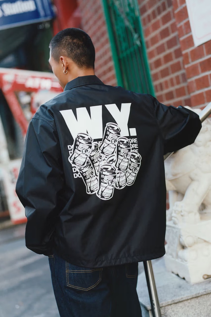 Wasted Youth Revisits Budweiser Collaboration for Fall 2023 Collection verdy human made essentials chore jackets oversized pants 