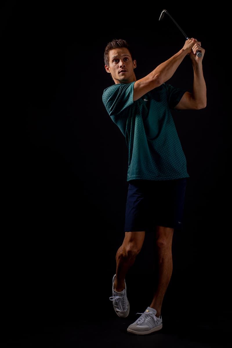 walker golf things par tec collection performance lookbook apparel polo shorts green grey australia jack fardell