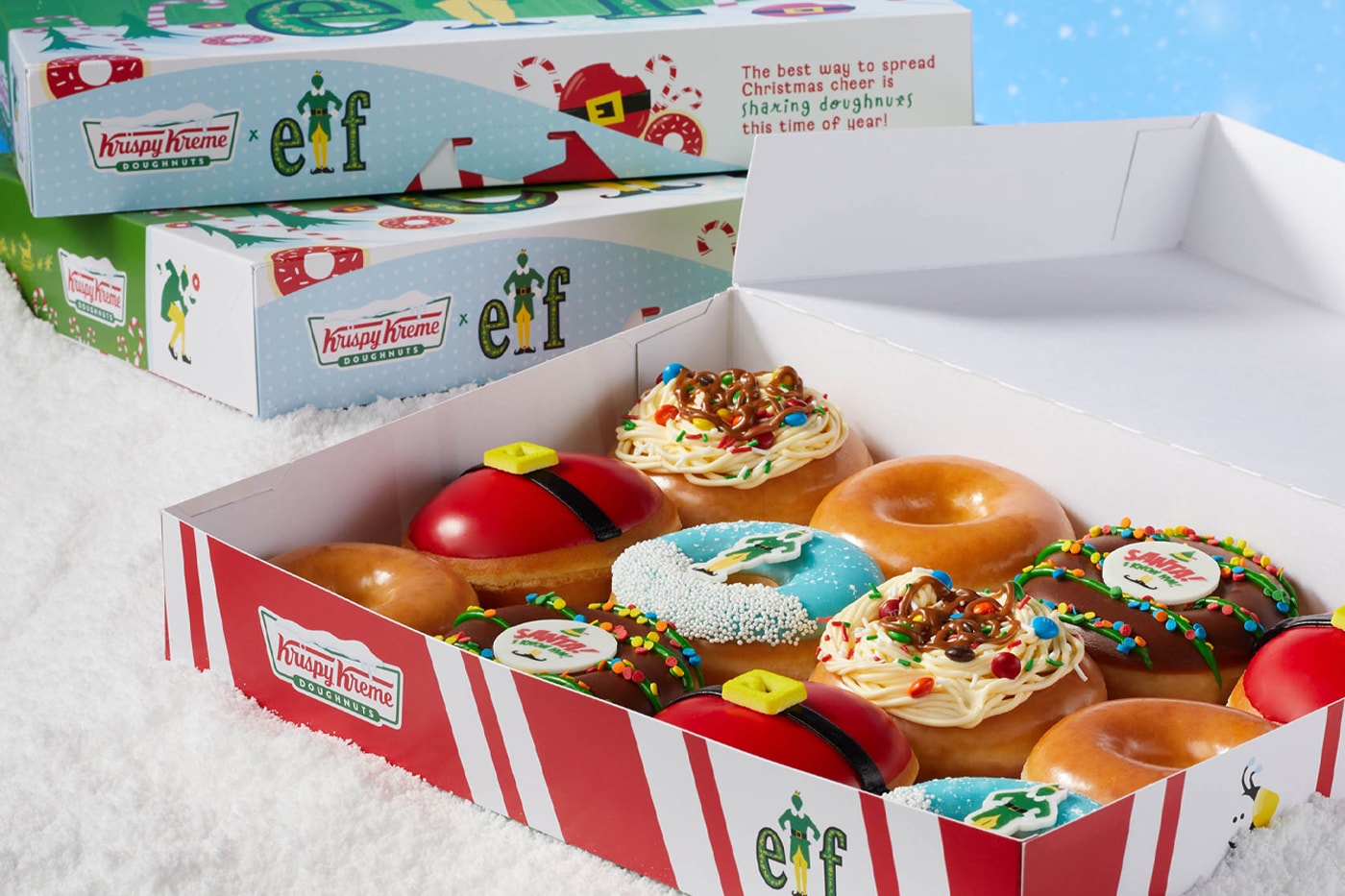 will ferrell elf 20th anniversary Krispy Kreme Doughnut Collection Info