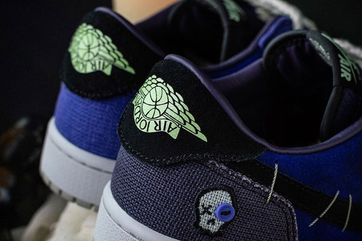 Zion Williamson Voodoo Air Jordan 1 Low OG Blue Release Info IH2309-500 date store list buying guide photos price