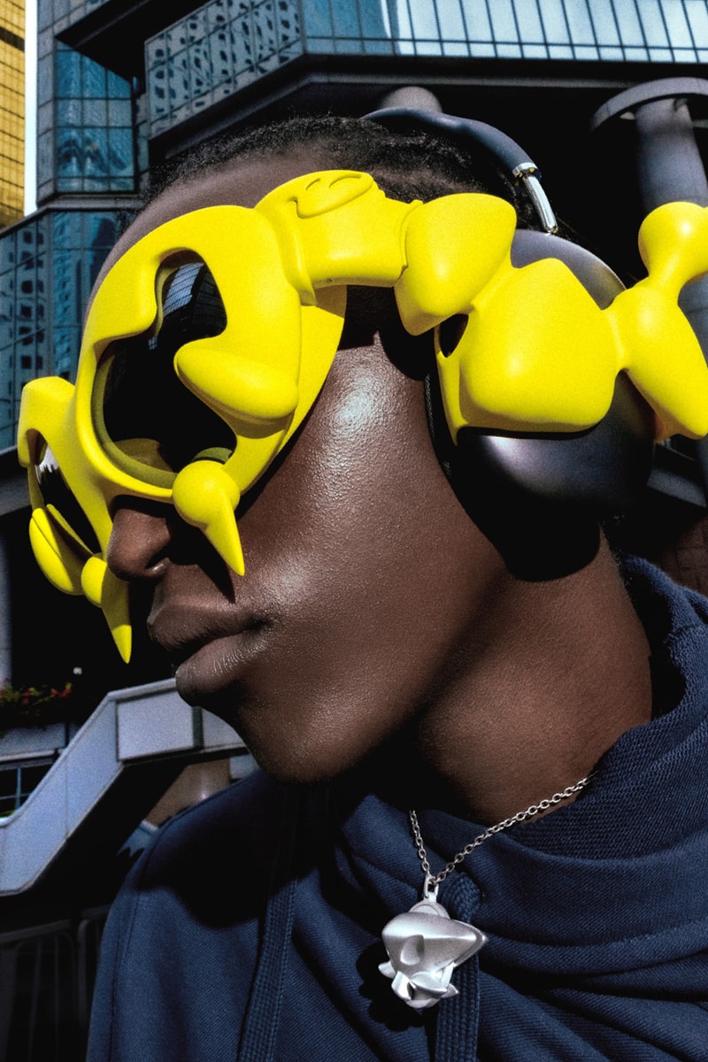 A. SOCIETY x OFFGOD Offer Up Surrealist Sunglasses Capsule pharrell vern shop eyewear glasses andrew mok vern morph form price link popup 