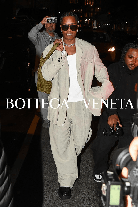 A$AP Rocky Kendall Jenner Bottega Veneta PreSpring 2024 Campaign paparazzi rapper musician