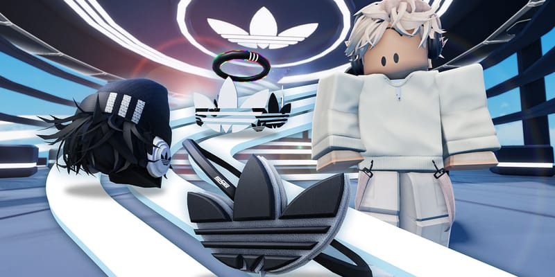 roblox blue adidas