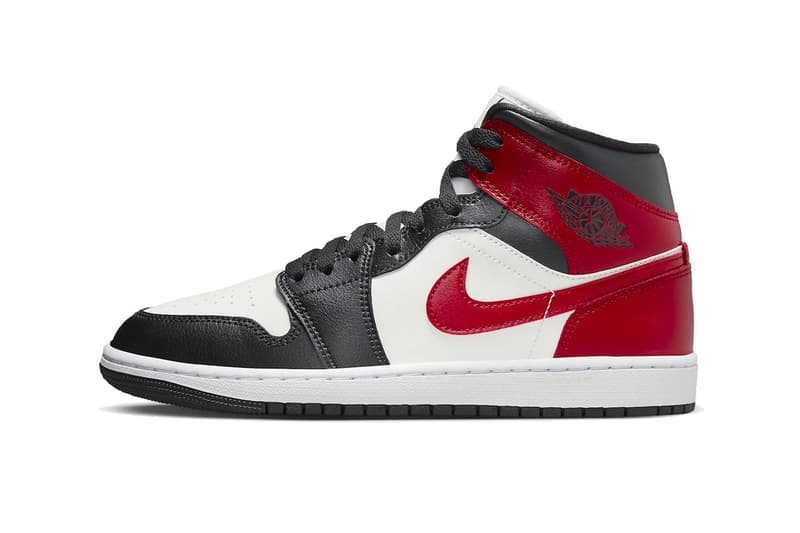 Air Jordan 1 Mid Black Toe Gym Red Release Info