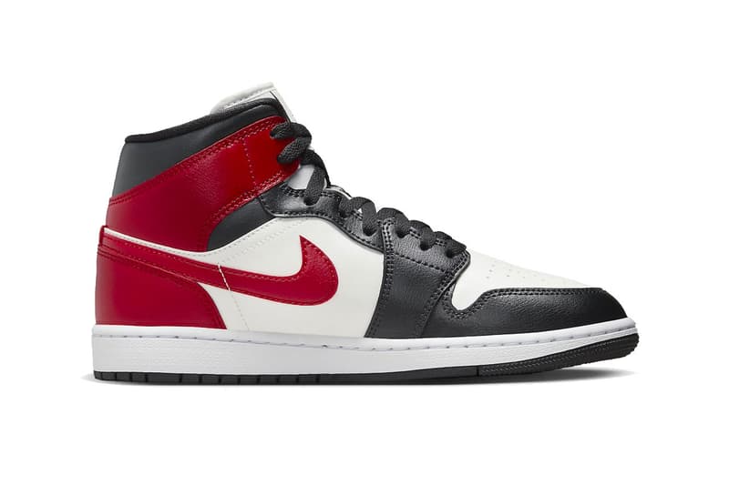 Air Jordan 1 Mid Black Toe Gym Red Release Info