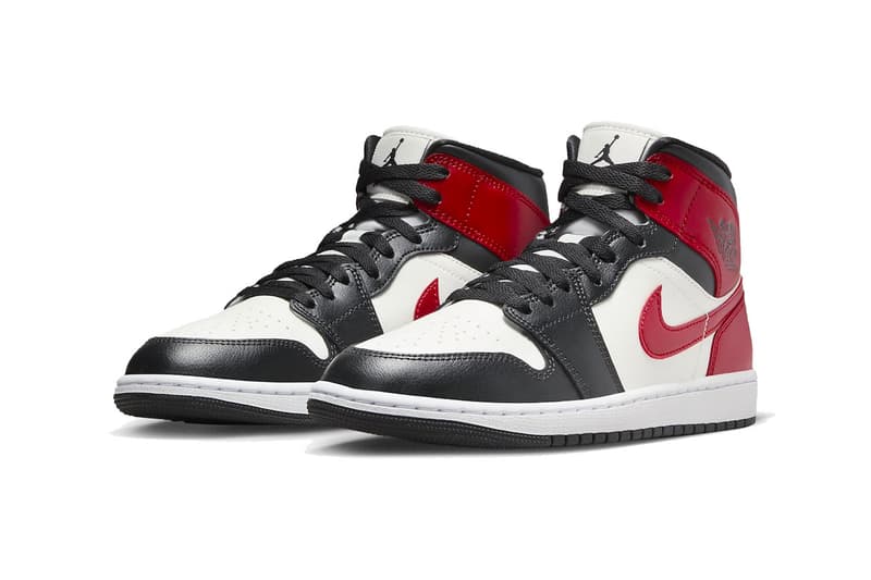 Air Jordan 1 Mid Black Toe Gym Red Release Info