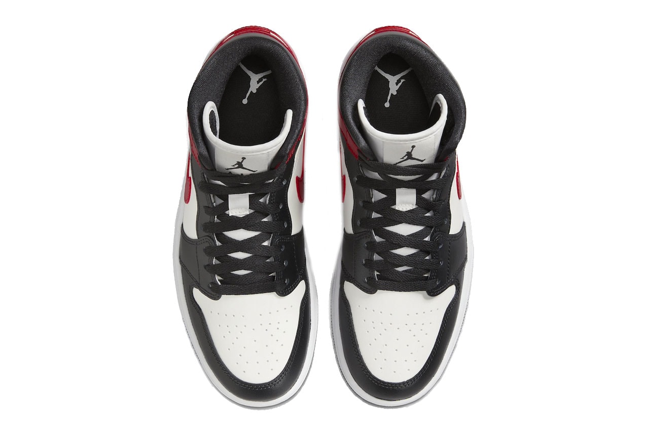 Air Jordan 1 Mid Black Toe Gym Red Release Info