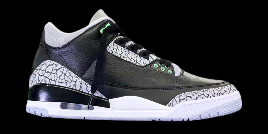 First Look at the Air Jordan 3 "Green Glow"