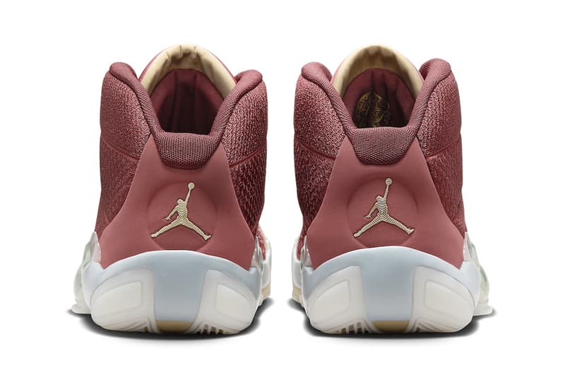 Official Images of the Air Jordan 38 "Chinese New Year" lunar new year january 2024 Cedar/Metallic Gold Grain-Light Pumice-Sail-Oil Green-Dark Team Red FQ8894-600