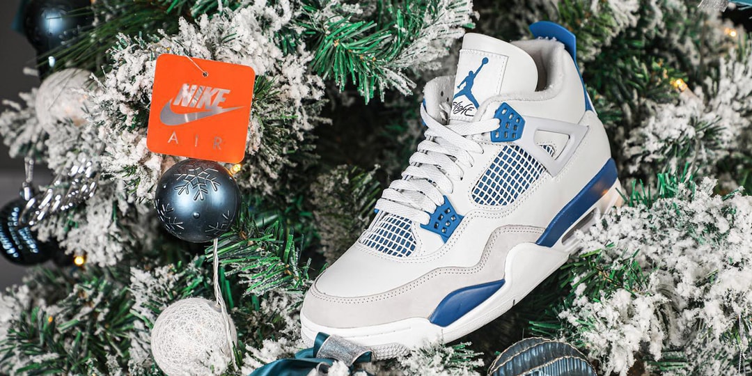 The 2024 Air Jordan 4 "Military Blue" Retro Has Been Renamed "Industrial Blue"