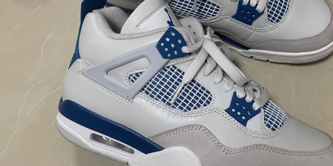 Closer Look at the Upcoming Air Jordan 4 "Military Blue" Retro