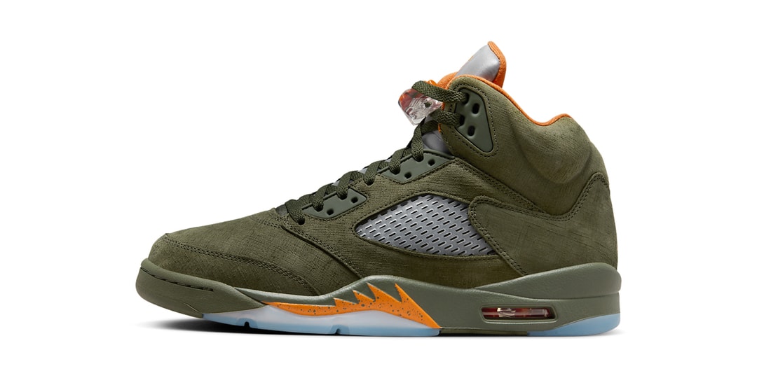 Official Look at the Air Jordan 5 "Olive"