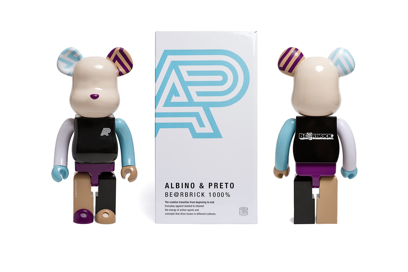 Albino & Preto Medicom Toy BE@RBRICK 1000% Release Info Date Buy Price 