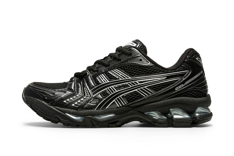 ASICS GEL-KAYANO 14 Surfaces in a Sleek Black and Silver Colorway