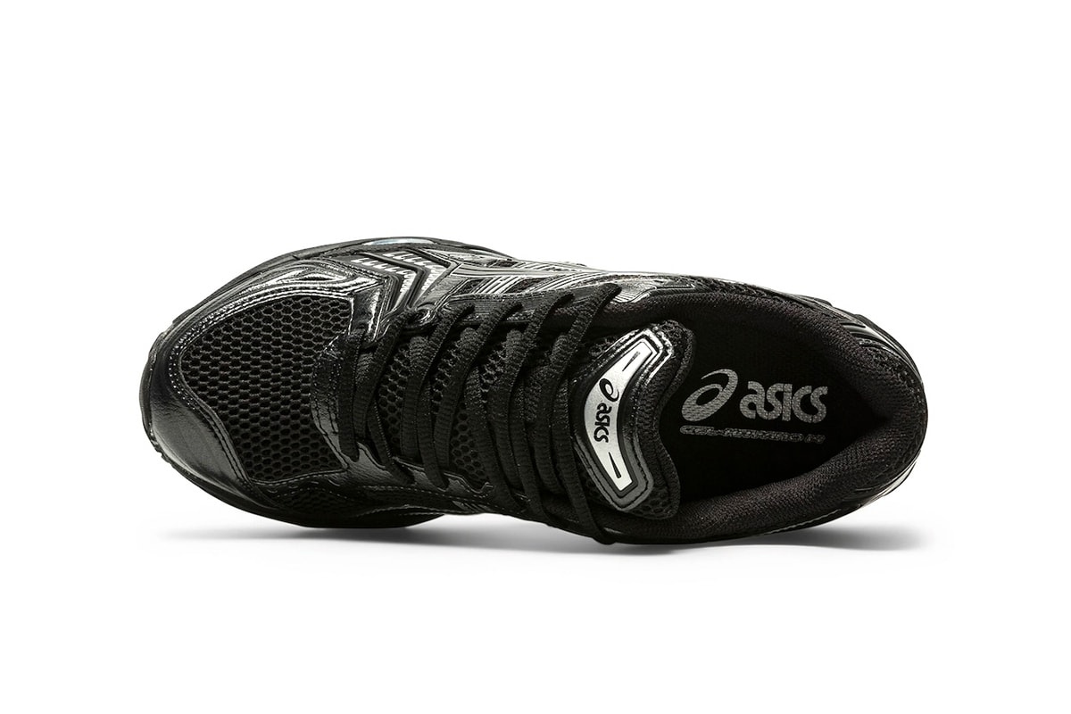 ASICS GEL-KAYANO 14 Surfaces in a Sleek Black and Silver Colorway 1201A019-006 Release info running shoe sneaker