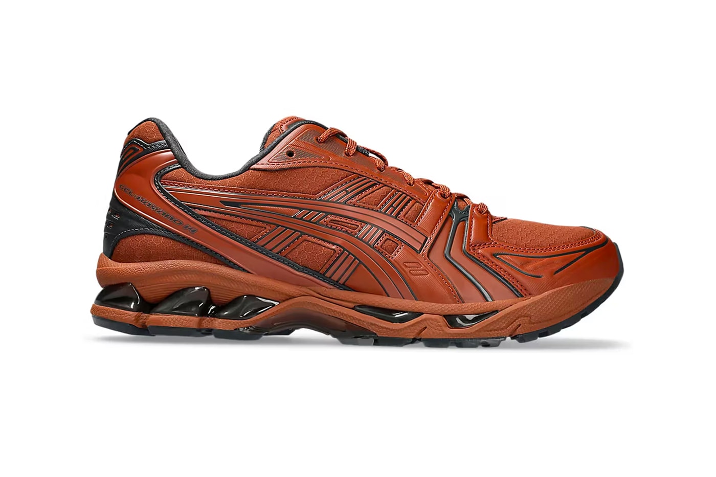 ASICS GEL-KAYANO 14 Lands in “Rusty Brown”  release brown price EARTHENWARE pack brown upper sole mesh leather