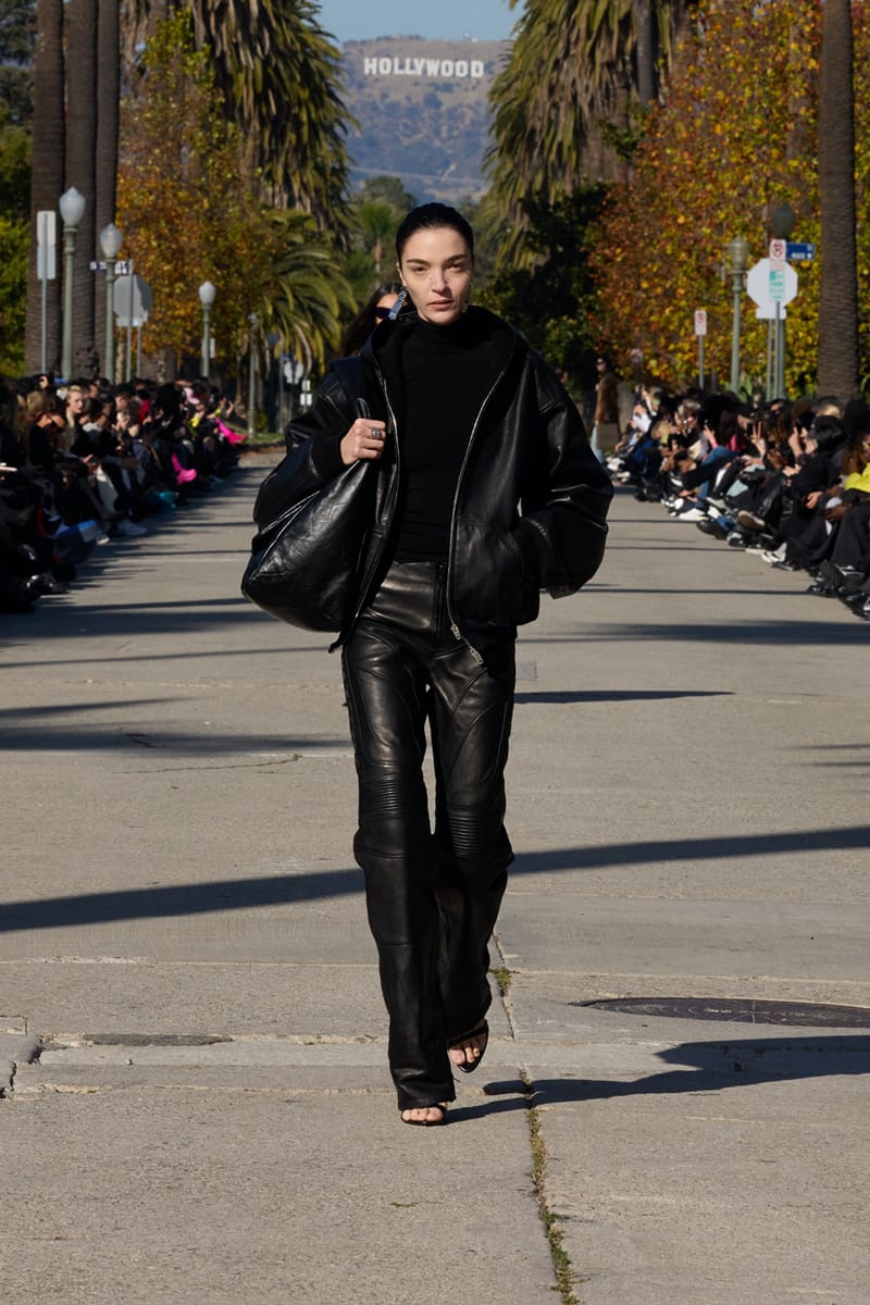Balenciaga Balenciaga leather trousers | Grailed