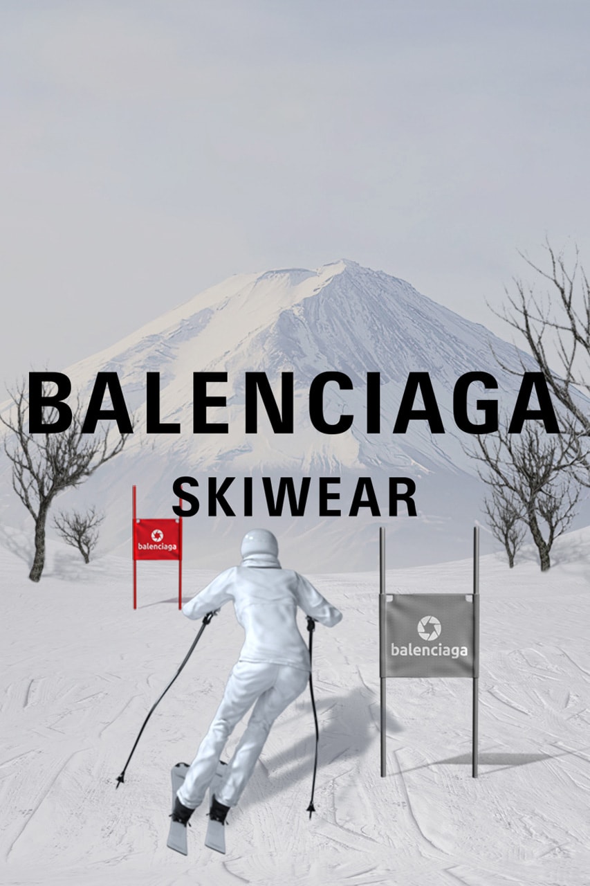 Hit the Virtual Slopes in the Balenciaga Skiwear Mini Game ski collection debut first live purchase course 